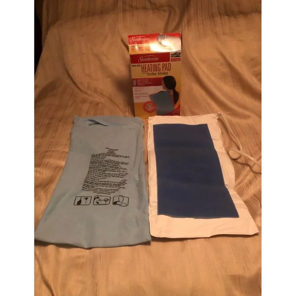 SUNBEAM KING SIZE HEATING PAD ULTRAHEAT 3- HEAT SETTINGS - Picture 8 of 8